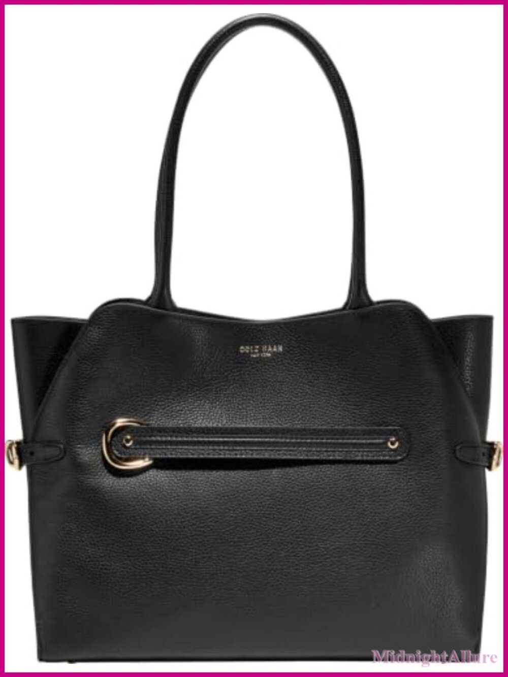 Large Expandable Satchel Tote with Magnetic Closure Top Handle